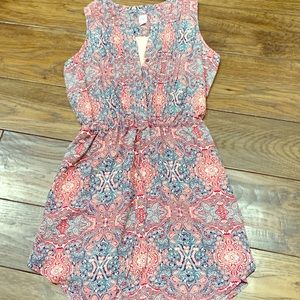 Sleeveless Pintuck Dress